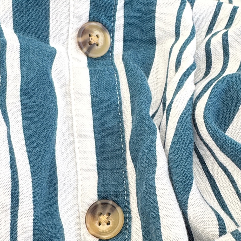 Torrid Blue and White Striped Maxi Dress - Picture 6 of 6